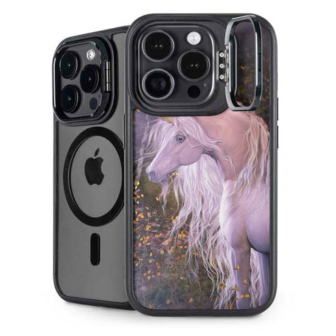 Autumn Glow Unicorn by Laurie Prindle iPhone 14 Pro Max Kickstand Case