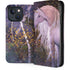 Autumn Glow Unicorn by Laurie Prindle iPhone 15 Folio Case