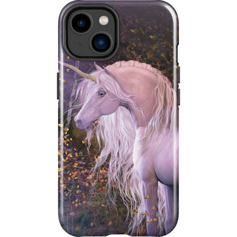Autumn Glow Unicorn by Laurie Prindle iPhone 15 Impact Case