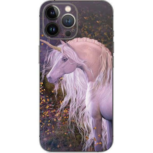 Autumn Glow Unicorn by Laurie Prindle iPhone 15 Pro Max Skin