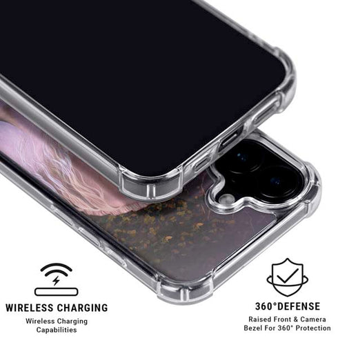Autumn Glow Unicorn by Laurie Prindle iPhone 16 Plus Clear Case