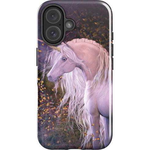 Autumn Glow Unicorn by Laurie Prindle iPhone 16 Plus Impact Case