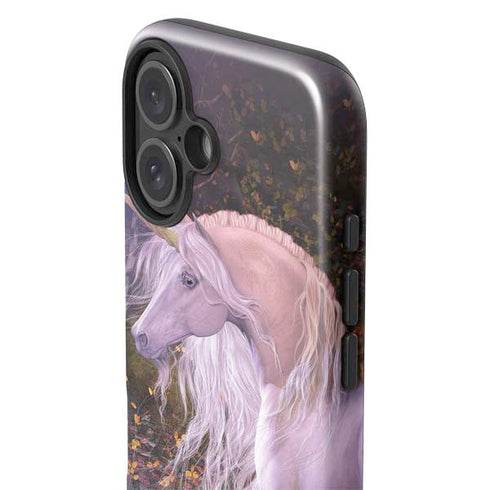 Autumn Glow Unicorn by Laurie Prindle iPhone 16 Plus Impact Case
