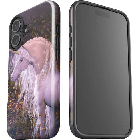 Autumn Glow Unicorn by Laurie Prindle iPhone 16 Plus Impact Case