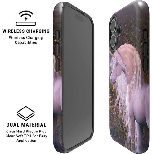 Autumn Glow Unicorn by Laurie Prindle iPhone 16 Plus Magsafe Impact Case