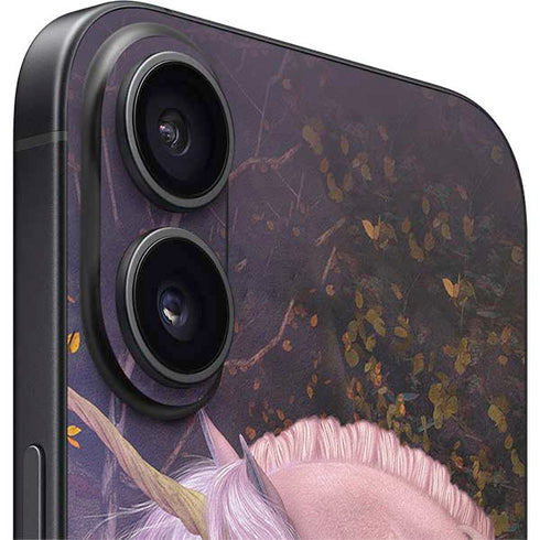 Autumn Glow Unicorn by Laurie Prindle iPhone 16 Plus Skin
