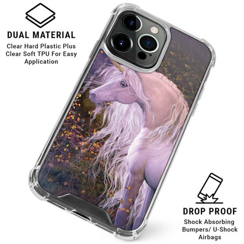 Autumn Glow Unicorn by Laurie Prindle iPhone 16 Pro Clear Case