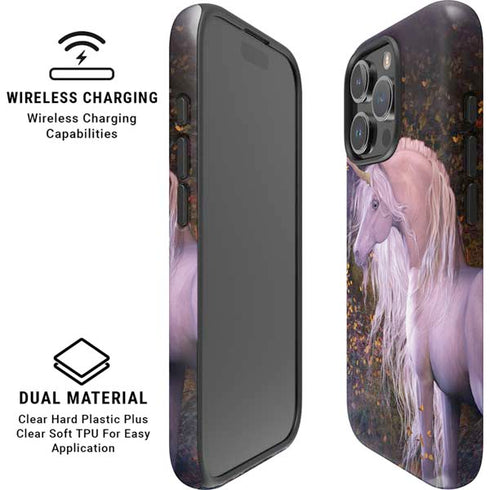 Autumn Glow Unicorn by Laurie Prindle iPhone 16 Pro Magsafe Impact Case