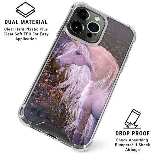 Autumn Glow Unicorn by Laurie Prindle iPhone 16 Pro Max Clear Case