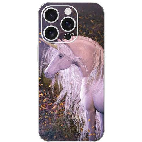 Autumn Glow Unicorn by Laurie Prindle iPhone 16 Pro Skin