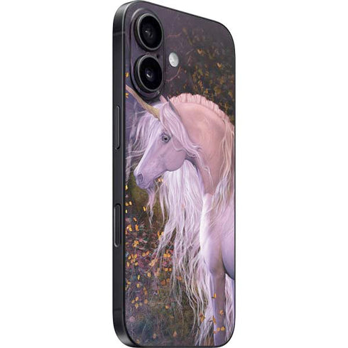 Autumn Glow Unicorn by Laurie Prindle iPhone 16 Skin