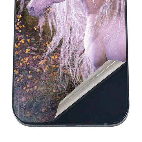 Autumn Glow Unicorn by Laurie Prindle iPhone 16 Skin