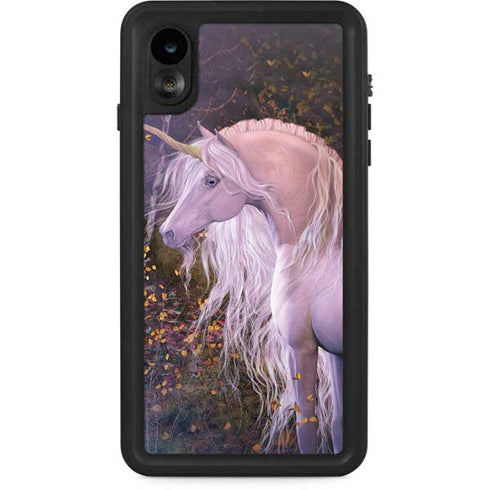 Autumn Glow Unicorn by Laurie Prindle iPhone Cases