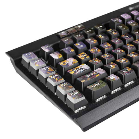 Autumn Glow Unicorn by Laurie Prindle K95 RGB PLATINUM Mechanical Gaming Keyboard Skin