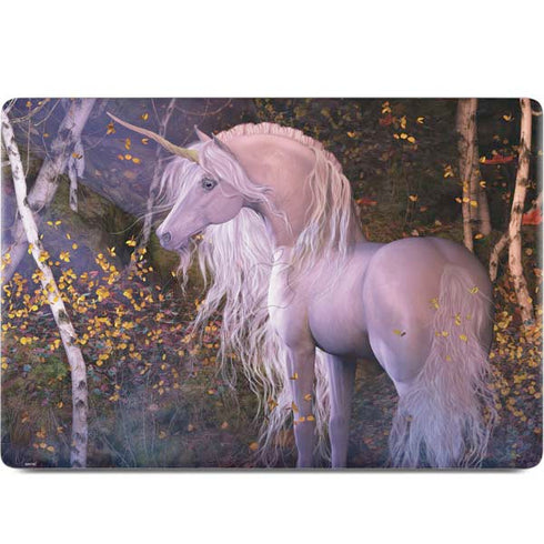 Autumn Glow Unicorn by Laurie Prindle MacBook Skins