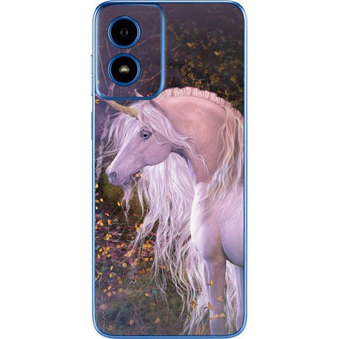 Autumn Glow Unicorn by Laurie Prindle Moto G Play 4G (2024) Skin