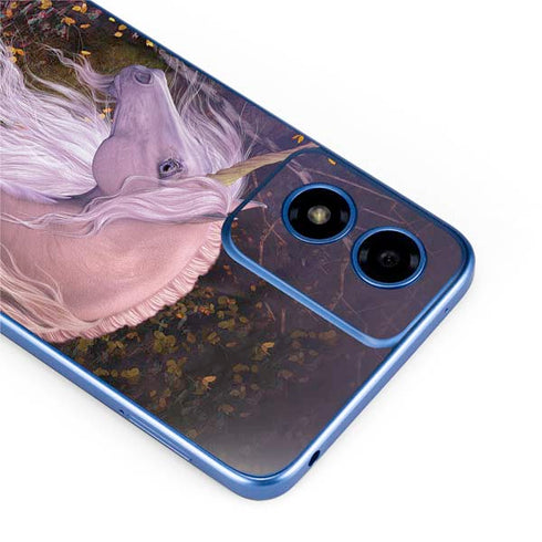 Autumn Glow Unicorn by Laurie Prindle Moto G Play 4G (2024) Skin