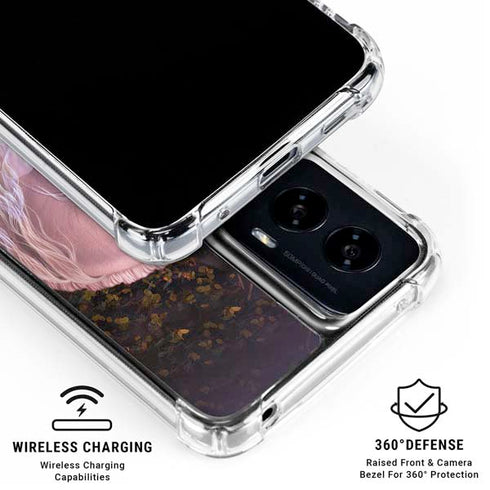 Autumn Glow Unicorn by Laurie Prindle Moto G Power 5G (2024) Clear Case
