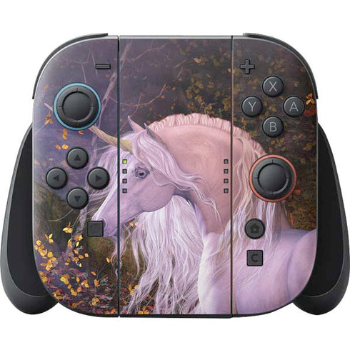 Autumn Glow Unicorn by Laurie Prindle Nintendo Skins