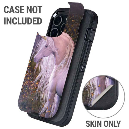 Autumn Glow Unicorn by Laurie Prindle Otterbox Defender iPhone Skin
