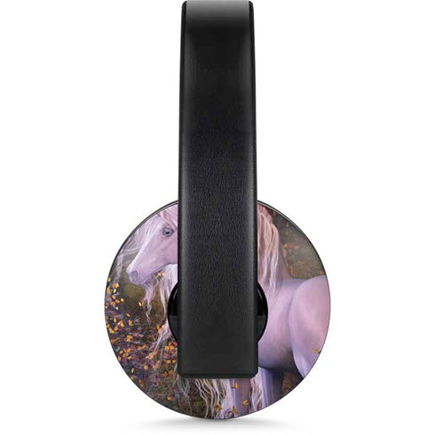 Autumn Glow Unicorn by Laurie Prindle PlayStation 4 Gold Wireless Headset Skin