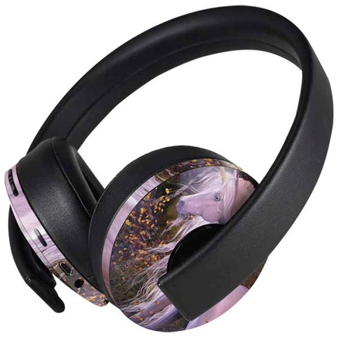 Autumn Glow Unicorn by Laurie Prindle PlayStation 4 Gold Wireless Headset Skin