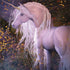 Autumn Glow Unicorn by Laurie Prindle PlayStation 4 Gold Wireless Headset Skin