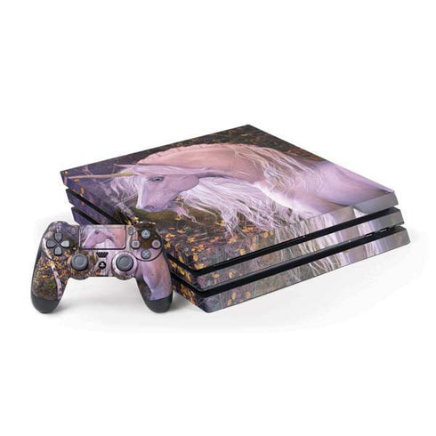 Autumn Glow Unicorn by Laurie Prindle PlayStation PS4 Skins