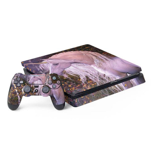 Autumn Glow Unicorn by Laurie Prindle PlayStation PS4 Skins