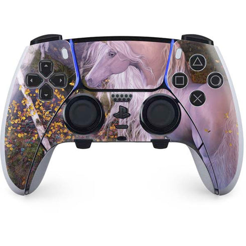 Laurie Prindle Autumn Glow Unicorn PS5 DualSense Edge Pro Controller Skin