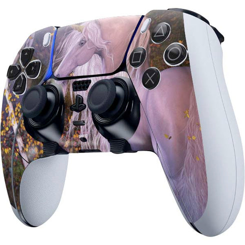 Laurie Prindle Autumn Glow Unicorn PS5 DualSense Edge Pro Controller Skin