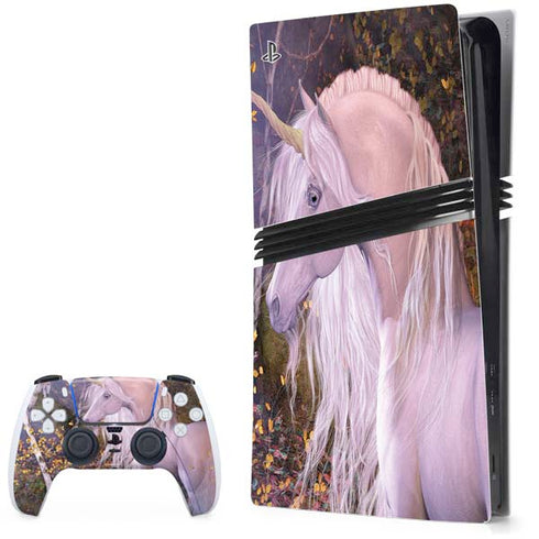 Autumn Glow Unicorn by Laurie Prindle PlayStation PS5 Skins