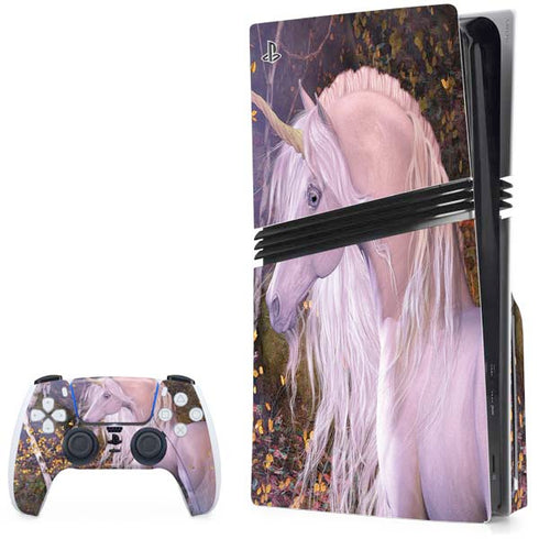 Autumn Glow Unicorn by Laurie Prindle PlayStation PS5 Skins