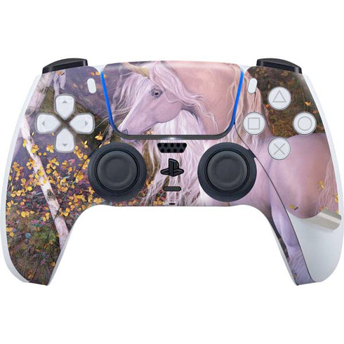 Autumn Glow Unicorn by Laurie Prindle PS5 Pro Disk Bundle Skin