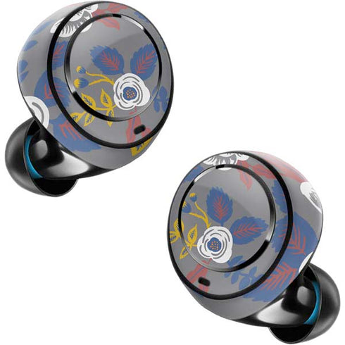 Autumn Grey Floral Amazon Echo Buds Skin