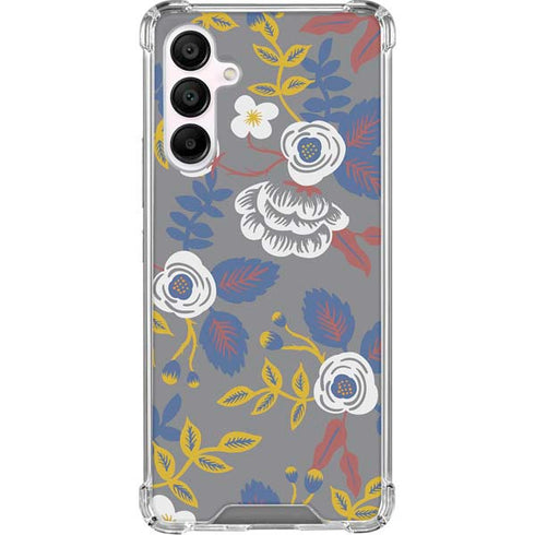 Autumn Grey Floral Galaxy A16 5G Clear Case