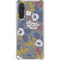 Autumn Grey Floral Galaxy A17 Clear Case