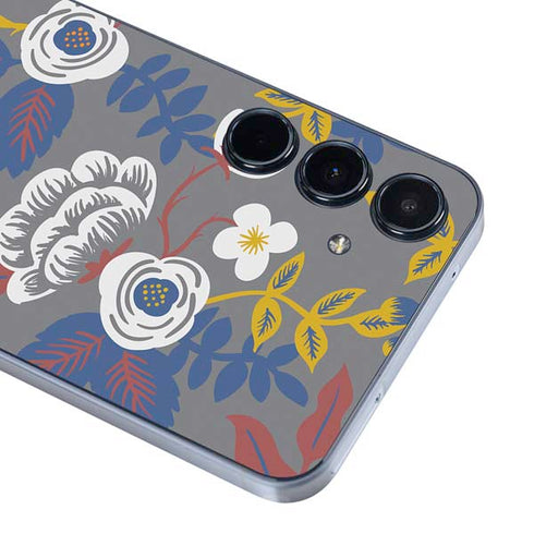 Autumn Grey Floral Galaxy A35 5G Skin