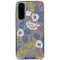 Autumn Grey Floral Galaxy A36 5G Clear Case