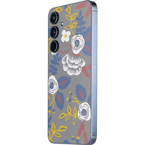 Autumn Grey Floral Galaxy A55 5G Skin