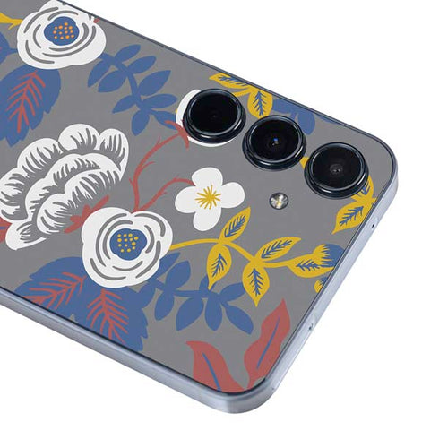 Autumn Grey Floral Galaxy A55 5G Skin