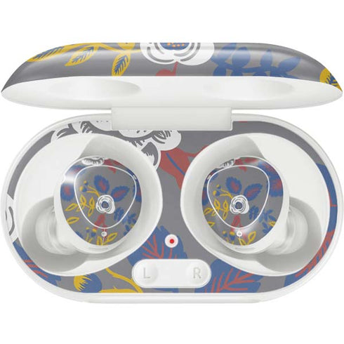 Autumn Grey Floral Galaxy Buds Plus Skin