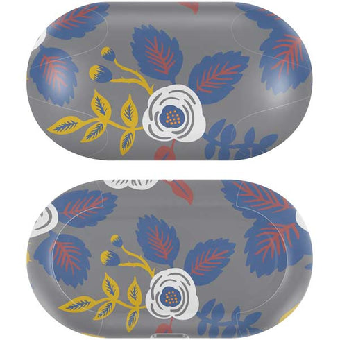 Autumn Grey Floral Galaxy Buds Plus Skin