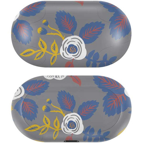 Autumn Grey Floral Galaxy Buds Skin