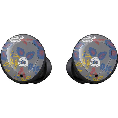Autumn Grey Floral Galaxy Buds Skin