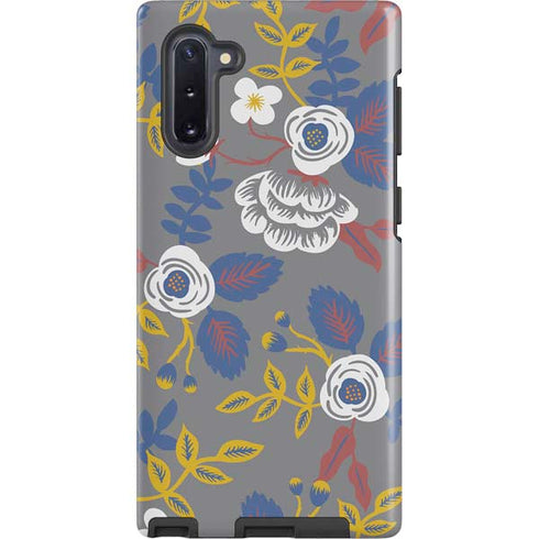Autumn Grey Floral Galaxy Cases