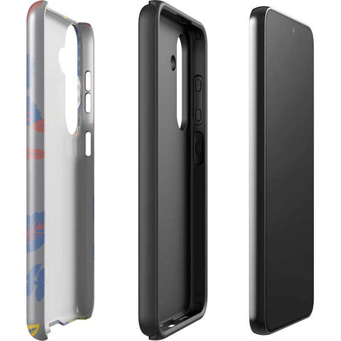 Autumn Grey Floral Galaxy S25 Impact Case