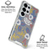 Autumn Grey Floral Galaxy S25 Ultra Clear Case
