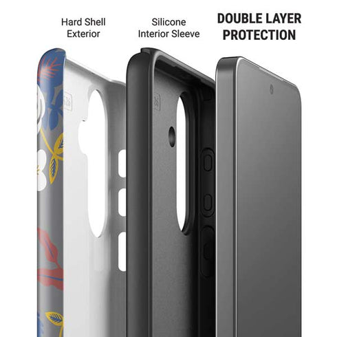 Autumn Grey Floral Galaxy S26 Impact Case