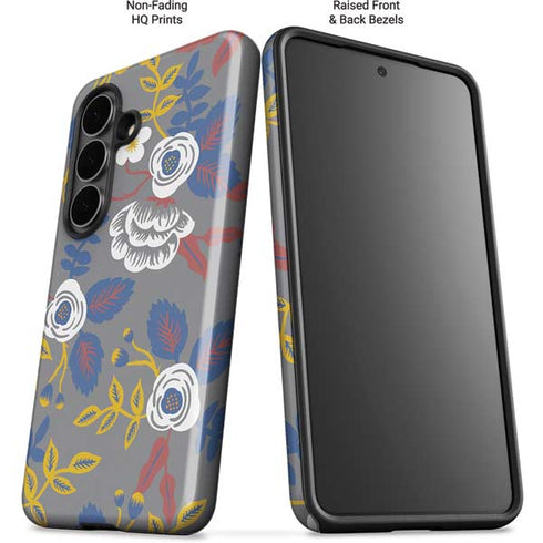 Autumn Grey Floral Galaxy S26 Impact Case